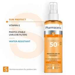 Pharmaceris S Huile Seche SPF 50+ Corps et Cheveux 200ml