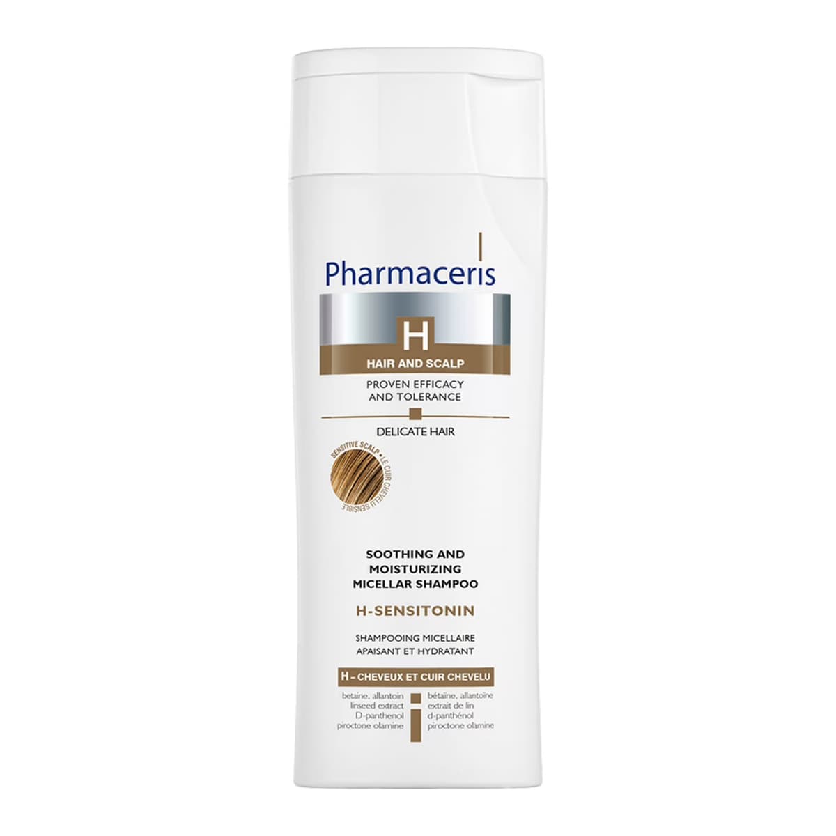 Pharmaceris H-Sensitonin Shampooing Apaisant pour Cuir Chevelu Sensible 250ml