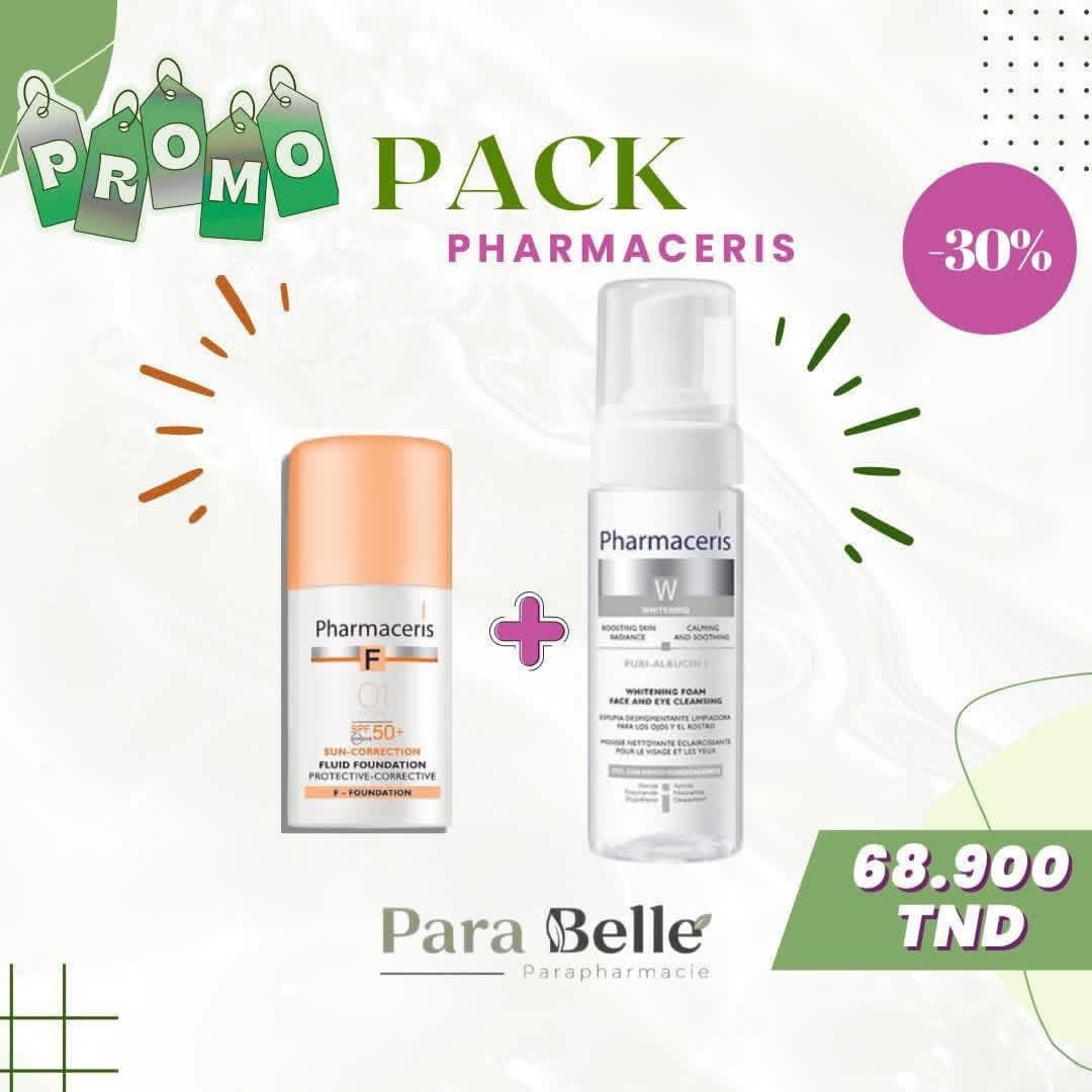Pack Éclat & Protection Pharmaceris SPF50+