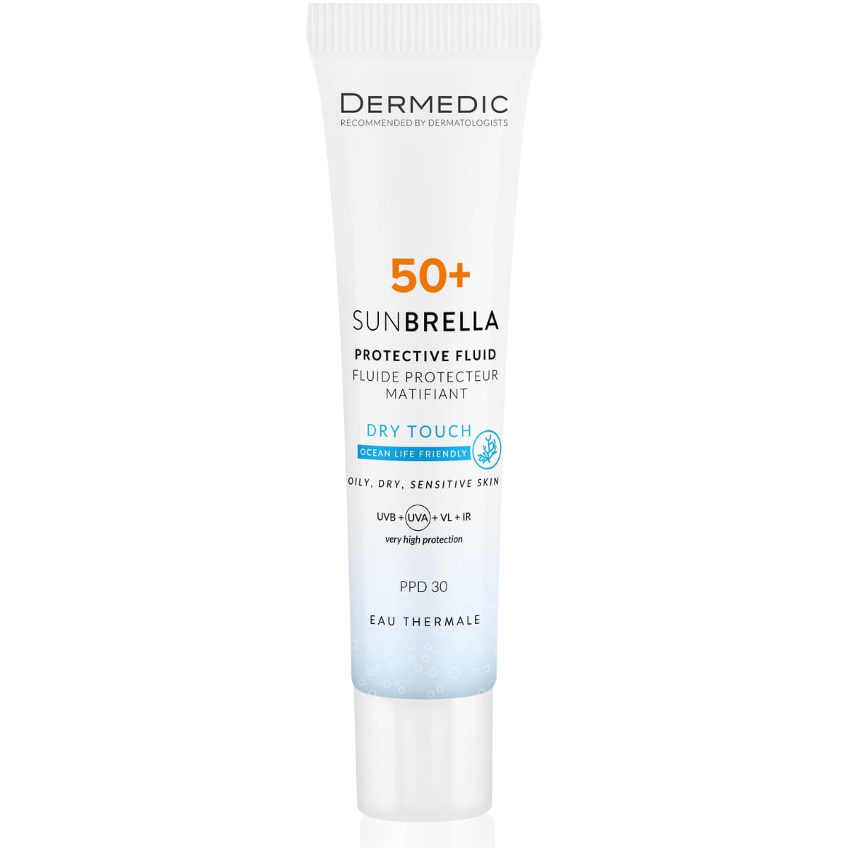 DRY TOUCH PROTECTIVE FLUID SPF 50+ PPD 30, 40 ML